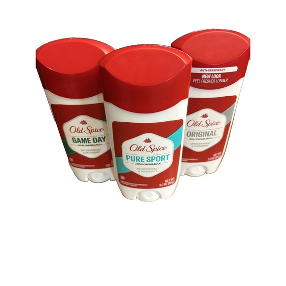 3 Pack Old Spice Original,  Pure Sport & Game Day High Endurance Deodorant 3oz - Picture 2 of 4